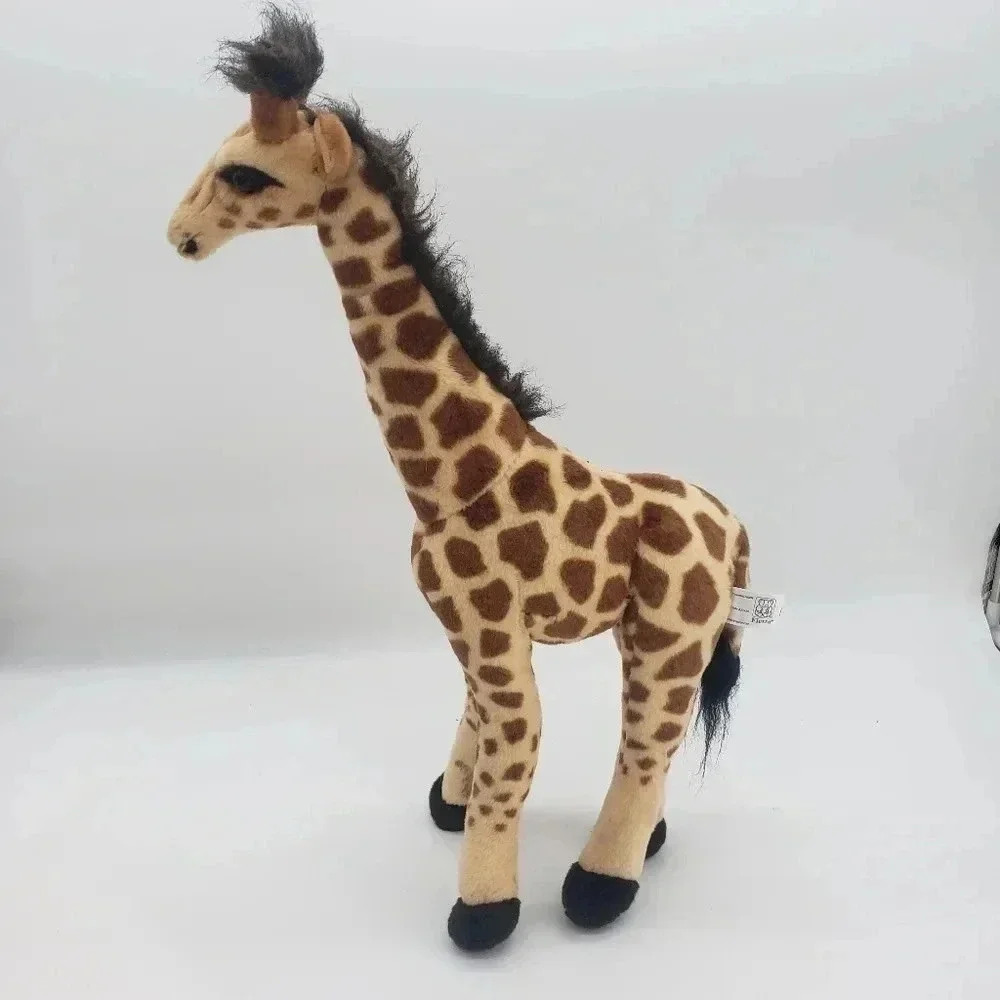 Giraffe Gund Stretch Stuffed Animal Plush Doll Toy Brown 11" Posable Legs.
